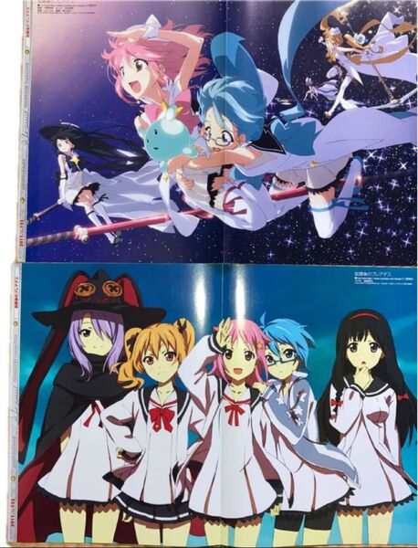 放課後のプレアデス ポスター 2枚 花咲くいろは