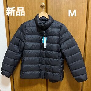 【お値下げ】【新品】レディースウォッシャブルダウンスタンドジャケット Mサイズ 黒 撥水
