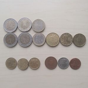 ユーロ硬貨 ユーロセント硬貨 合計15枚セット