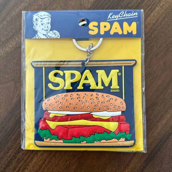 SPAM キーホルダー ラバーキーホルダー キーチェーン 未使用 スパム
