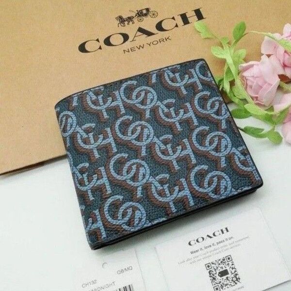 新品 COACH コーチ 折り財布 正規品