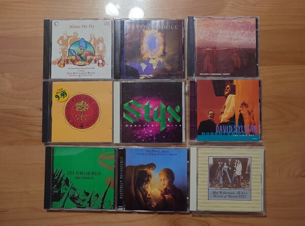 ★プログレ★洋楽★CD9枚セット★中古品