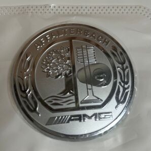 メルセデスベンツ コマンドダイヤルプレート AMGエンブレム アップルツリー 銀色