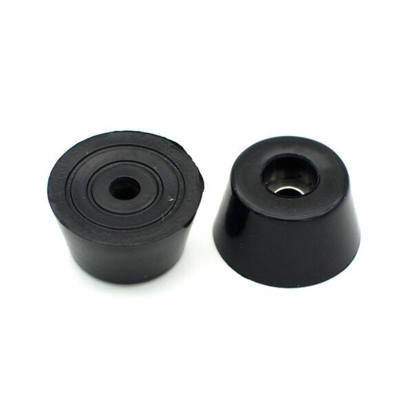 〆ラウンドゴム足withスチール座金内側10個パック D30x22xH15mm OA16001-302215