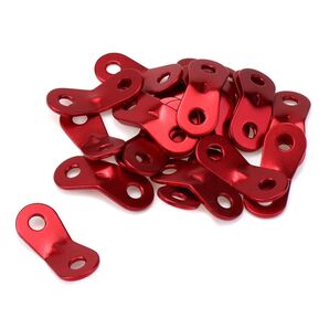 〆Tighall 20ピース アルミ合金コードアジャスターテント テンショナー テントロープアジャスター ウィンドロープバックル