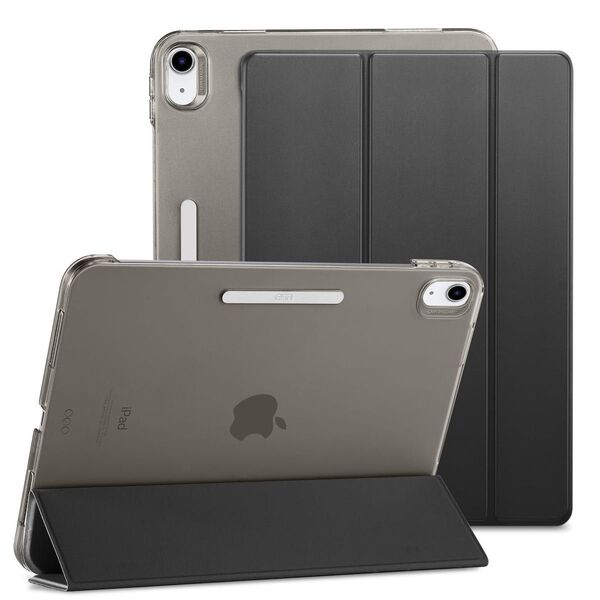 〆ESR iPad 10世代 ケース 10.9インチ ipad ケース 第10世代 2022モデル 半透明 指紋防止 三つ折り