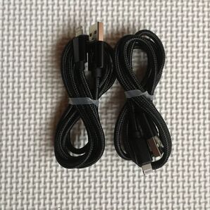 iPhone 充電ケーブル ブラック 1m 2本