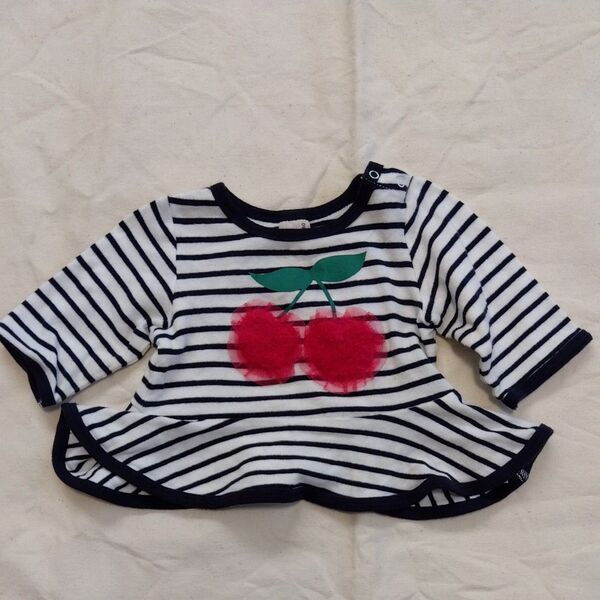 Petit main ベビー服 Tシャツ 80cm