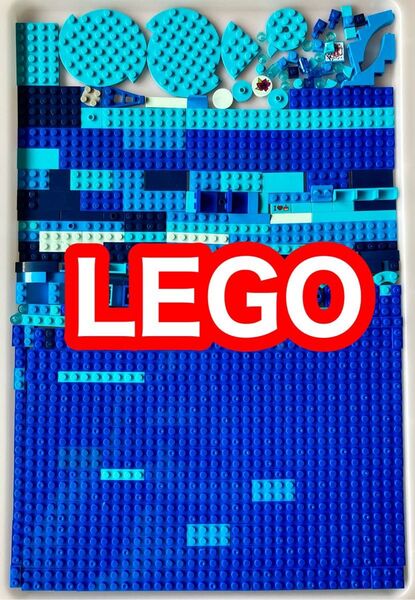 LEGO ブロック ブルー系 詰め合わせ まとめ セット 互換
