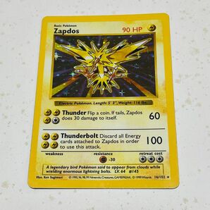 ポケモンカード 英語版 サンダー 99年当時品