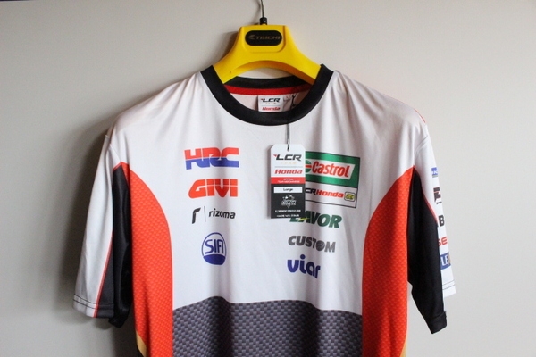 【新品・廃番品】MotoGP LCRホンダCastrol #35 カル クラッチロー 冷感ドライTシャツ 海外L/国内XL相当サイズ 正規オフィシャル品 2019
