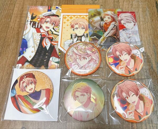 アイドリッシュセブン アイナナ 和泉三月くんの 紙モノ&缶バッジのまとめ売り