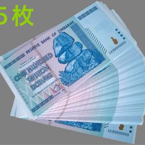 ジンバブエ 100兆ドル 旧紙幣