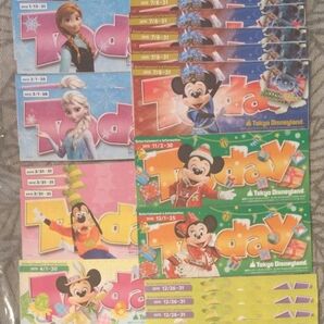 ディズニー トゥデイ Today 2015 TDL ガイドマップ 冊子 ミッキー ミニー アナ エルサ グーフィー