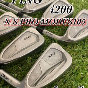 PING i200 アイアン 6本セット グリーン モーダス105
