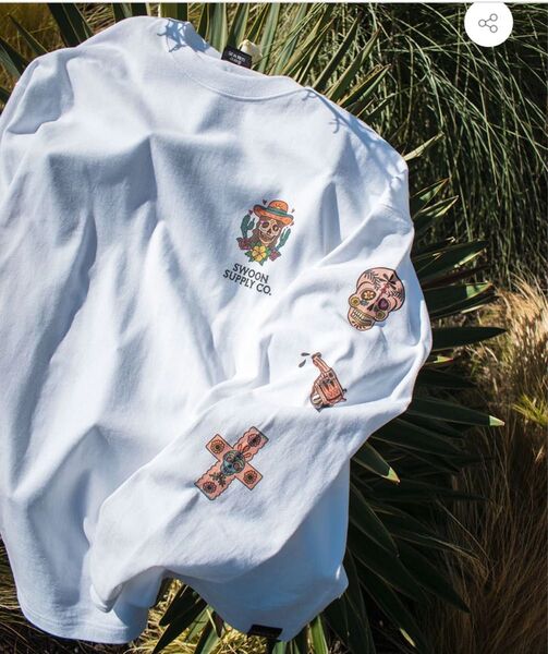 KIBACOWORKS ALOHA CARAVERA" L/S BIG TEE