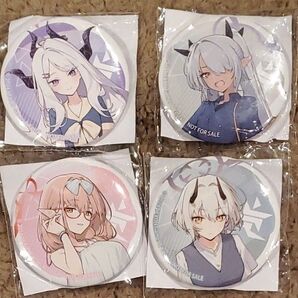 【ブルーアーカイブ】ローソン限定 缶バッジ 4種類