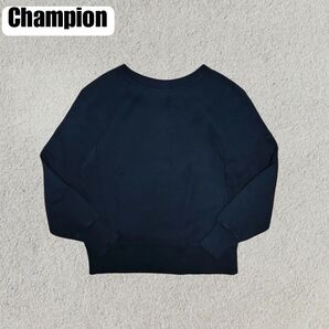 Champion REVERSE WEAVE リバースウィーブ 復刻 単色タグ スウェット ブラック サイズL相当 トレーナー
