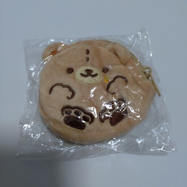 新品 未開封 くまとパンケーキ キャラメル ミニポーチ