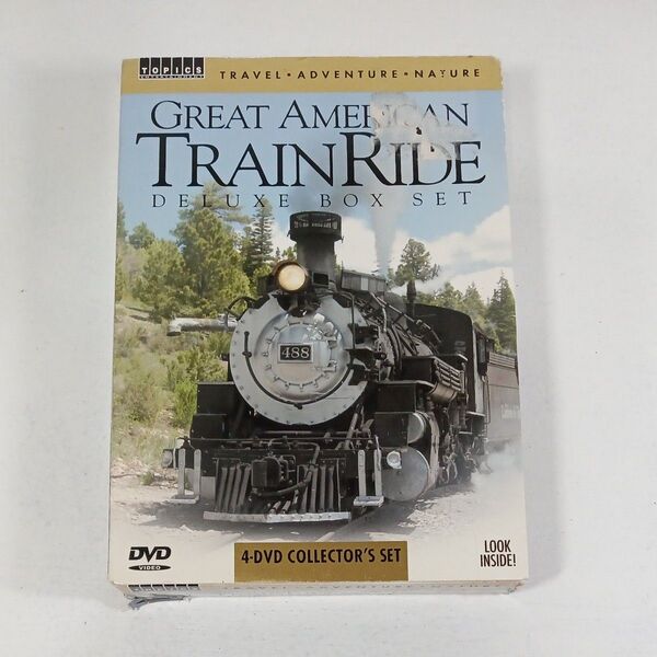 アメリカの鉄道 DVD4本セット Blu-ray Great American Train Ride