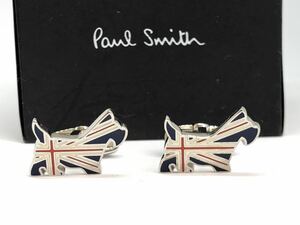  regular rare Paul Smith terrier Union Jack cuffs cuff links box attaching 