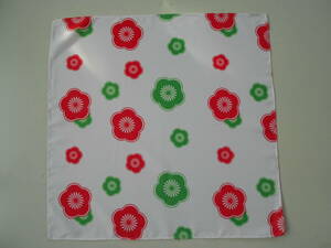 * red . green. Sakura pattern * small furoshiki * Japanese style *