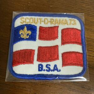 BSAWP-SOR-21 ボーイスカウト　アメリカ　刺繍　ワッペン　BSA Scout-O-Rama ビンテージ