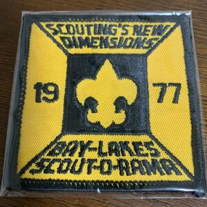 BSAWP-SOR-28 ボーイスカウト　アメリカ　刺繍　ワッペン　BSA Scout-O-Rama ビンテージ