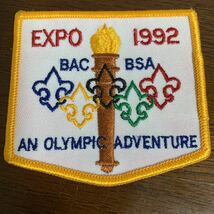 BSAWP-EXP28 ボーイスカウト　アメリカ　刺繍　ワッペン　デッドストック SCOUT EXPO BSA_画像1