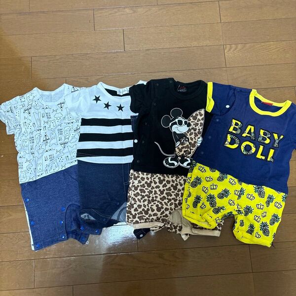 ロンパース 半袖ロンパース ベビードール