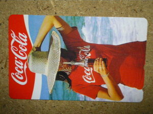 cola* Coca Cola woman ... unused 50 frequency telephone card 