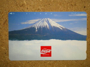 cola・コカコーラ　富士山　モデル110-126　未使用　50度数　テレカ