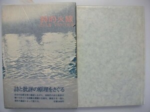 詩的火線　同時代覚書　北川透　サイン入　1979年帯付　思潮社