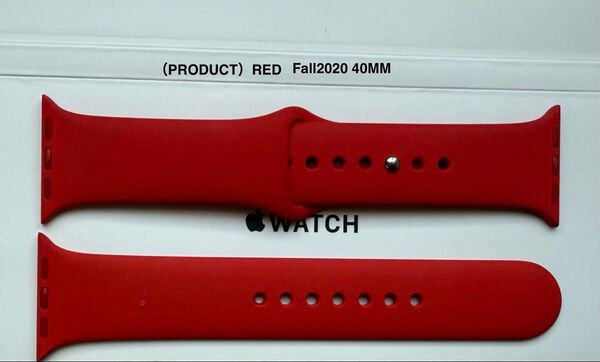 Apple Watch 純正バンド40mm (PRODUCT)RED スポーツバンド - レギュラー MYAR2FE/A