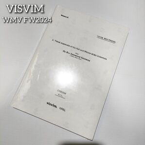 ヴィズヴィム/WMV FW2024/カタログ/非売品/匿名配送/送料無料