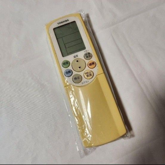 訳あり商品◆東芝 エアコンリモコン WH-F1E 動作未確認 色あせあり