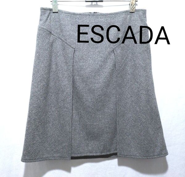 ESCADA エスカーダ バージンウール サイドラップデザイン スカート 34