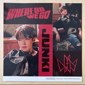 JUNKI WHERE DO WE GO ステッカー