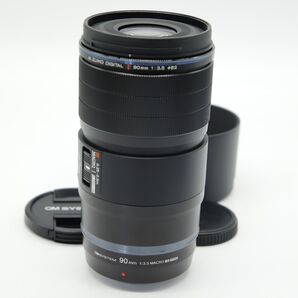 【良品】OM SYSTEM M.ZUIKO DIGITAL ED 90mm F3.5 MACRO IS PRO ブラック