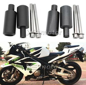 ★全国一律 送料3000円★新品未使用 CBR600RR専用スライダー エンジンガード【ブラック/カーボン柄】 2003年～2006年