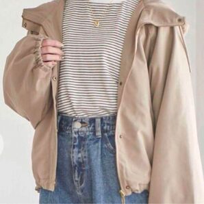 タグ【新品】バックフリル マウンテンパーカー mil ミル 低身長 モカ xs