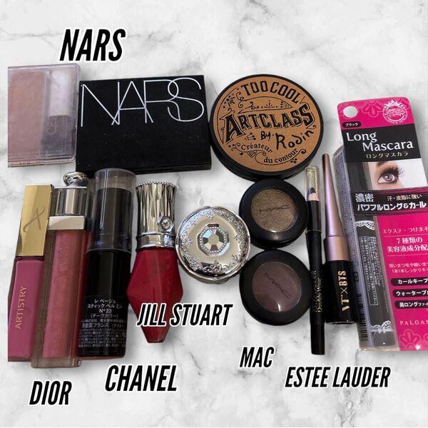 CHANEL、DIOR、MAC、JILLSTUART、NARS等 まとめ売り コスメ