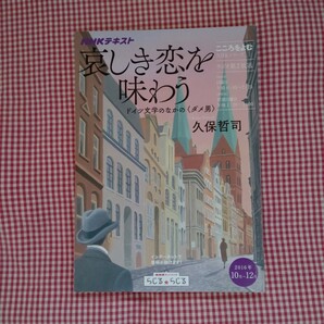 【送料無料】久保哲司 NHKテキスト こころをよむ 哀しき恋を味わう ドイツ文学のなかの〈ダメ男〉 2016年10月~12月
