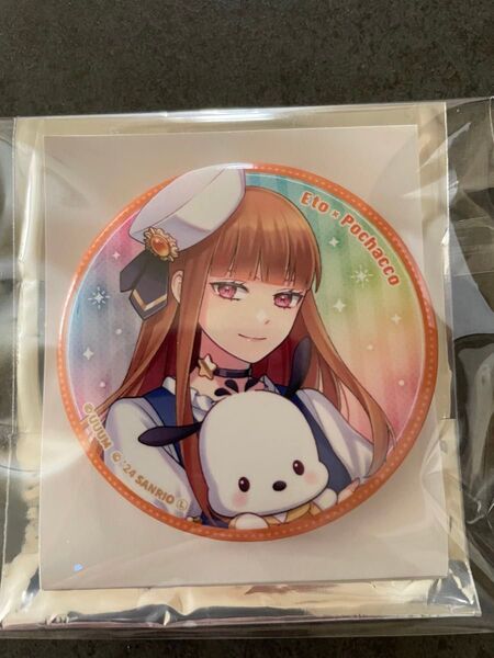カラフルピーチ えと 缶バッジ サンリオ