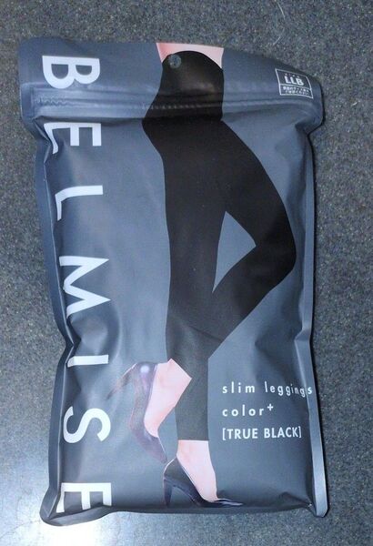 LLBサイズ BELMISE ベルミス スリムレギンス トゥルーブラック