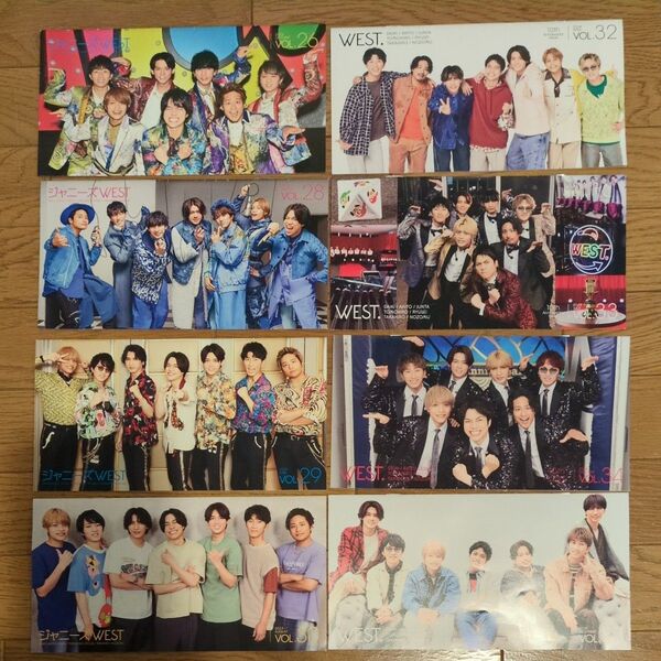 WEST. 会報 8冊セット