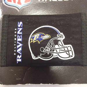 NFL 財布 ナイロンウォレット ボルティモア レイブンズ Baltimore Ravens 正規品 2094