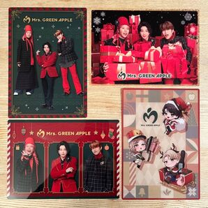 Mrs.GREEN APPLE オリジナル ビジュアルシート 4種セットローソン