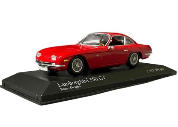 ランボルギーニ350GT レッド 1/43 ミニチャンプス 珍品 1/43ミニカー