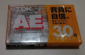 未使用 カセットテープ TDK AE 30 TYPE1 NORMAL POSITION　⑲